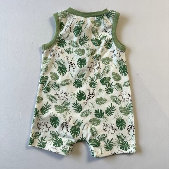 Little Me Safari Muscle Tank Romper Sz 6 mo - Picture 7 of 7